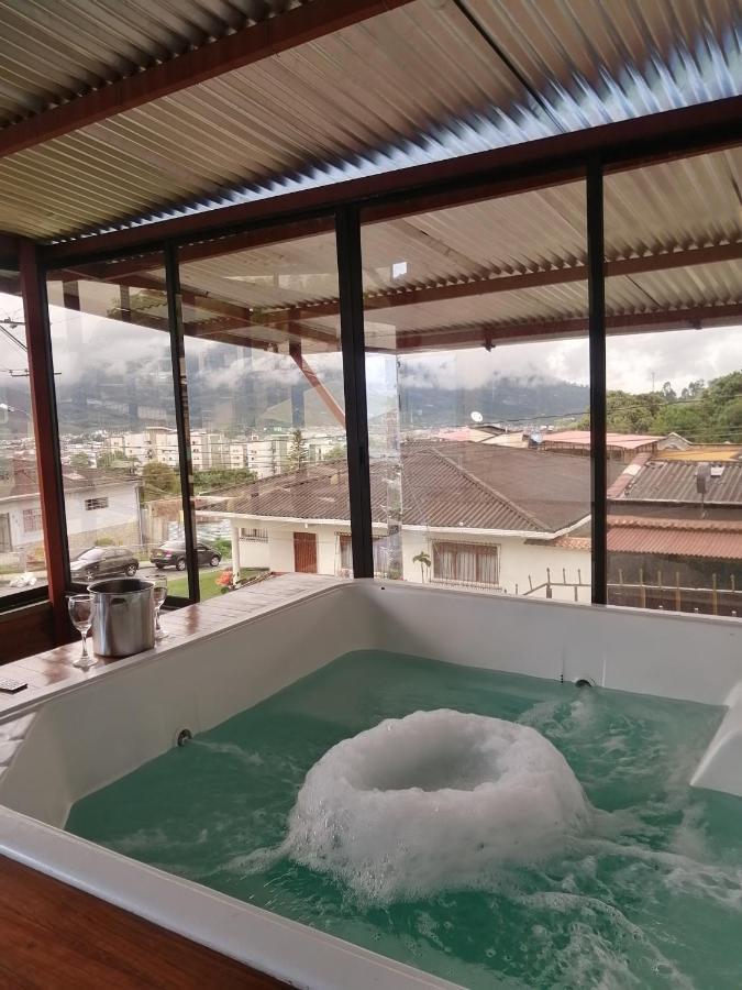 Hostal Spa Casa De Piedra Con Jacuzzi サンタ・ロサ・デ・カバル エクステリア 写真