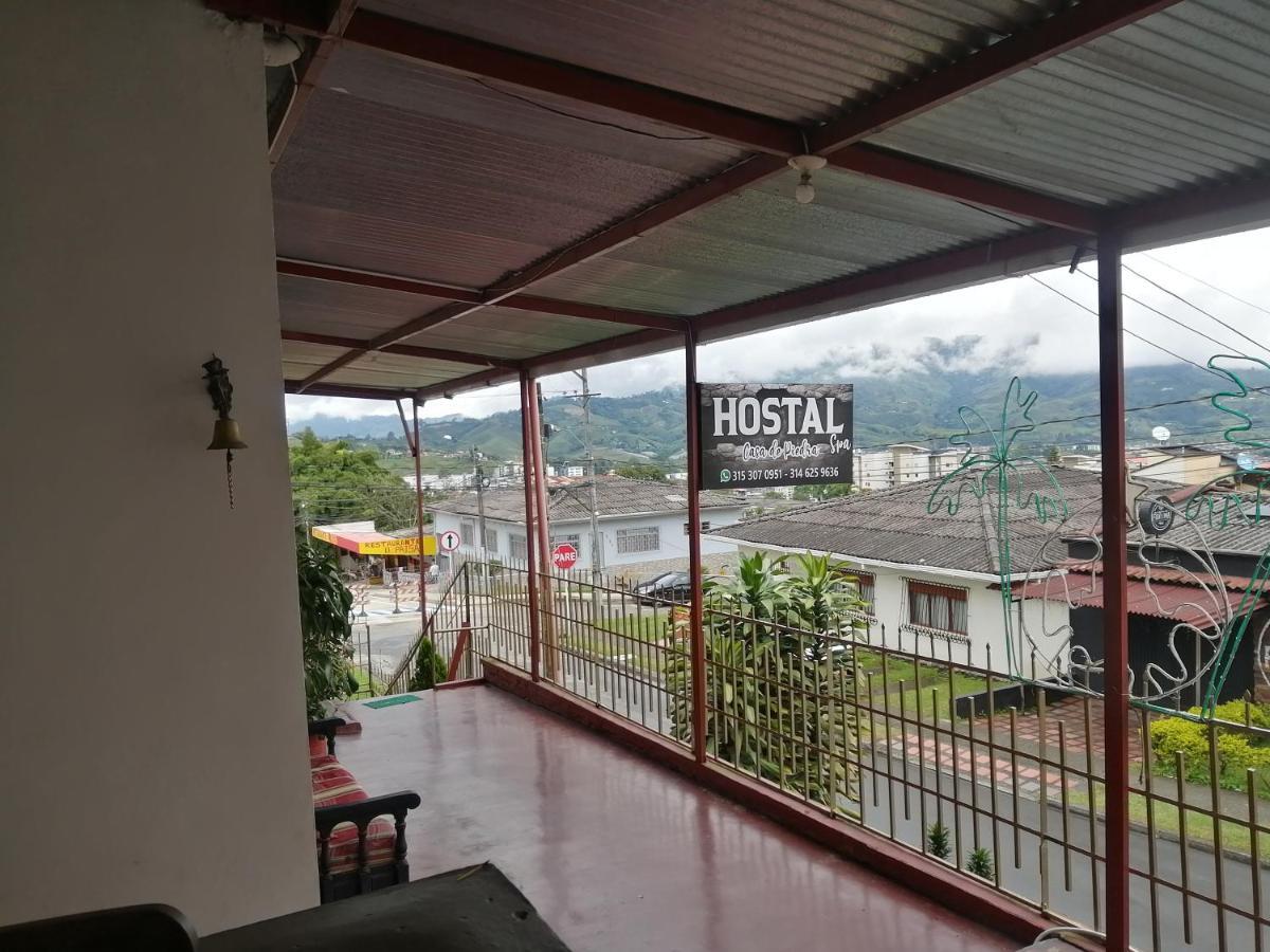 Hostal Spa Casa De Piedra Con Jacuzzi サンタ・ロサ・デ・カバル エクステリア 写真
